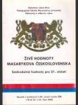 Živé hodnoty Masarykova Československa - náhled