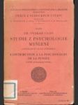 Studie z psychologie myšlení (intelektuální stránka) - náhled