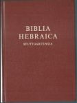 Biblia hebraica stuttgartensia - náhled