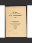 Das Budget und seine Gestalltung in der Eidgenossenschaft. Inaugural-Dissertation zur Erlangung der Würde eines Doktors der Staatswissenschaften der Philosophisch-Historischen Fakultät der Universität Basel - náhled