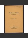 Beruf und Betrieb. Ihre begriffliche Abgrenzung und ihre Bedeutung für das Ständeproblem [= Volkswirtschaft. Eine Schriftenreihe; 10. Heft] [podniky, povolání, hospodářství] - náhled