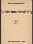 Škola  houslové  hry - díl prvý -sešit 4 - náhled