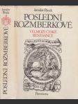 Poslední Rožmberkové - náhled