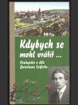 Kdybych se mohl vrátit.... seifert jaroslav - náhled