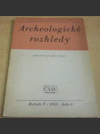 Archeologické rozhledy Ročník V. č. 2. 1953 - náhled