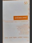 Svědectví / čtvrtletník pro politiku a kulturu č.55 -ročník  -xiv -1978 - náhled