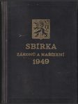 Sbírka zákonů a nařízení republiky československé - ročník 1949 - náhled