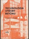 Technológia výroby betónu - náhled