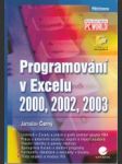 Programování v Excelu 200, 2002, 2003 - náhled