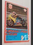 Grand Prix ČSSR mistrovství Evropy Brno 31.8. 1986 program - náhled