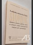 Latinsko-německo-český slovník nemocí, úrazů a příčin smrti a výrazů s nimi souvisejících (nejen) pro genealogy - náhled