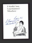 Z deníků Anny Lauermannové-Mikschové - náhled