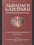 Almanach lázeňský republiky Československé - náhled