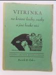 Vitrinka - na krásné knihy, vazby a jiné hezké věci ročník II 1924-1925, čísla 1, 2 - náhled