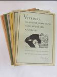 Vitrinka - na krásné knihy, vazby a jiné hezké věci ročník VIII 1930-1931, čísla 1-6 - náhled