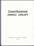 Českotřebovské zaniklé chalupy - 10 repro kreseb - náhled