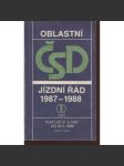 Oblastní jízdní řád 1987/1988, č. 1. ČSD - náhled