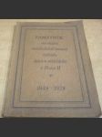 Památník na oslavu osmdesátileté činnosti státního ústavu učitelského v Praze II. 1848 - 1928 - náhled