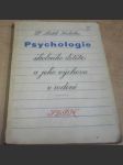 Psychologie školního dítěte a jeho výchova v rodině - náhled