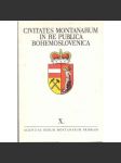 Horní města v Československu X. [znaky měst - Mutěnín, Hora sv. Šebestiána, Planá, Jindřichovice, Místo, Most, Velhartice, Chrastava, Kaňk, Rýžoviště, Ostrava-Vítkovice, Štítnik, Nižný Medzev] Civitates montanarum in re publica Bohemoslovaca - náhled