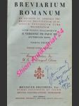 BREVIARIUM ROMANUM Ex decreto sacronancti concilii Tridentini restitutum summorum pontificum cura recognitum - TOMUS PRIOR - náhled