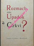 Rozmach alebo úpadok cirkvi? - suhard emanuel kardinál - náhled