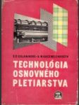 Technológia osnovného pletiarstva - náhled