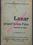 Lazar, priatel krista pána - historická poviedka - copus j.e. - náhled