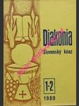 Diakonia - slovenský kňaz 1-2 / 1980 - náhled