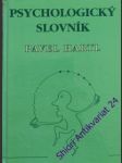 Psychologický slovník - hartl pavel - náhled