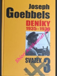 DENÍKY - Svazek 3 - 1935 - 1939 - GOEBBELS Joseph - náhled