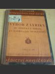 Výbor z lyriky A. Heyduka, J. Nerudy, J. V. Sládka a J. Vrchlického - náhled