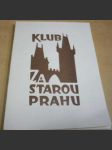 Klub za Starou Prahu - náhled