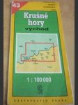 Krušné hory - východ 1 : 100 000 - náhled