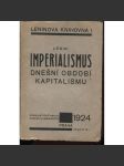 Imperialismus, dnešní období kapitalismu. Populární náčrtek (levicová literatura) - náhled