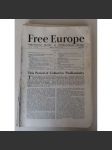 Free Europe. Fortnightly Review of International Affairs. Vol. 3 and 4, No. 35 and 37-55, March 7, April 4-December 12, 1941 [londýnský exil za 2. světové války, druhá světová válka, spojenecká politika, Spojenci, antifašismus] - náhled