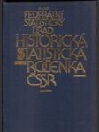 Historická statistická ročenka ČSSR - náhled