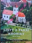 Listy z farní kroniky horní újezd - čermák karel vojtěch - náhled