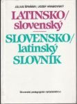 Latinsko slovenský, slovensko latinský slovník - náhled