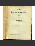 Český časopis historický, ročník XXVIII./1922, sešit 1-4 (2svazky) - celý ročník - náhled