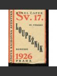 Loupežník [Karel Čapek; avantgardní obálka; ed. Lidová knihovna Aventina] - Teige, Mrkvička - náhled