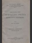 Pozůstatky knih zemského práva knížetství opavského I+II - náhled