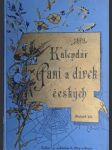 Kalendář paní a dívek českých na rok 1899 - ročník xii - kolektiv autorů - náhled