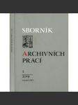 Sborník archivních prací, ročník LXIX, číslo 1 a 2/2019 (2 svazky) - náhled