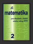 Matematika pro dvouleté a tříleté učební obory SOU, 2. díl - náhled