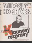 Klaunovy rozpravy (Úvahy, fejetony, rozhovory, ankety z let 1956-1986) - náhled