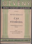 Čas a svoboda - O bezprostředních datech vědomí - náhled