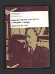 Antonín Václavík (1891-1959) a evropská etnologie: Kontexty doby a díla - náhled