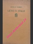 Léto v italii - hilbert jaroslav - náhled