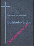 Rozjímania na prvé piatky božského srdca pre milosrdné sestry sv. kríža - náhled